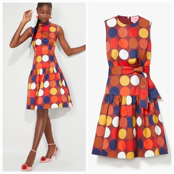 NWT KATE SPADE GO JULIA DOT DRESS - Picture 4 of 10